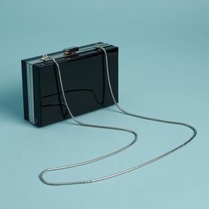 *NWT* Rachel Zoe black box clutch